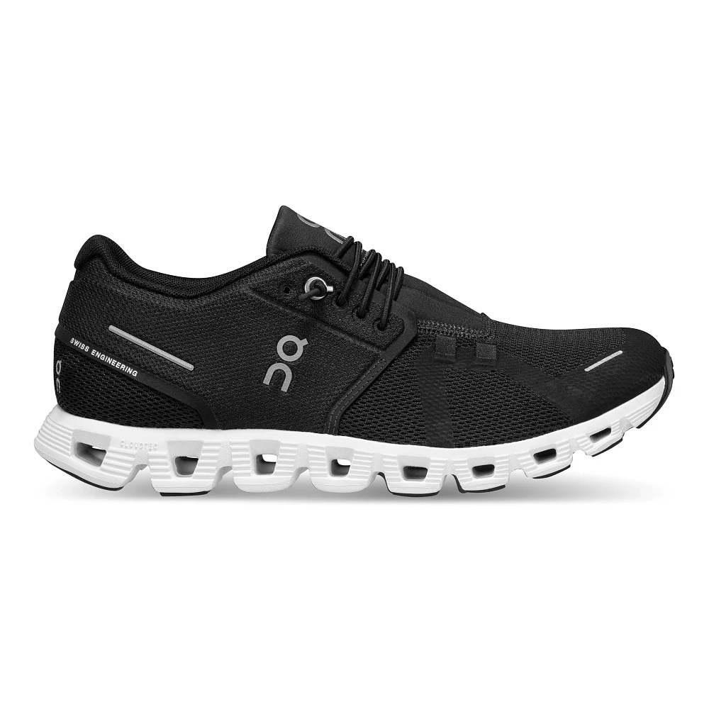 On Running Black and White Athletic Shoes